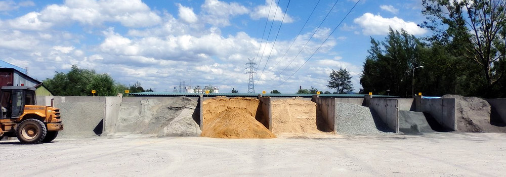 Transport piasku i żwiru